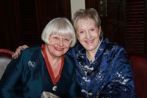Gwen and Christine at Welsh Livery Dinner